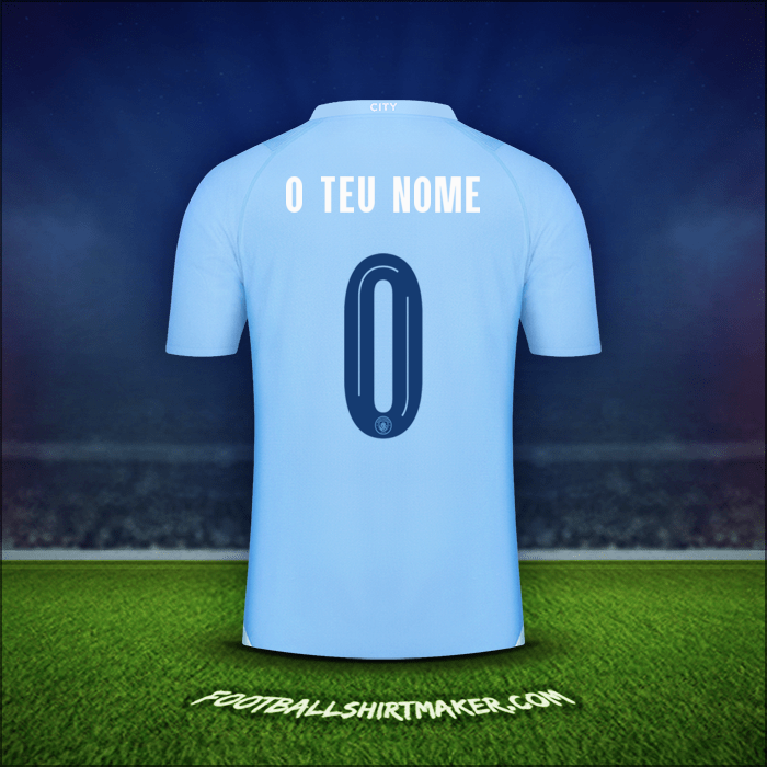 Camisola Manchester City Cup 2023/2024 -  o teu nome - 0