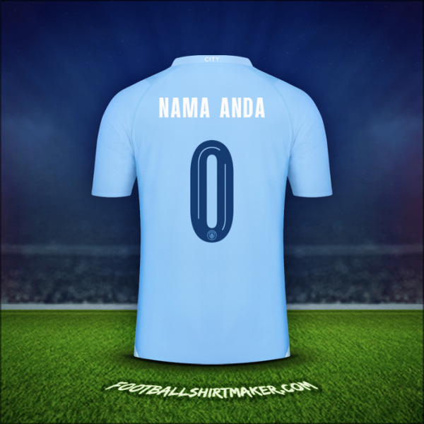 Jersey Manchester City Cup 2023/2024 -  nama anda - 0
