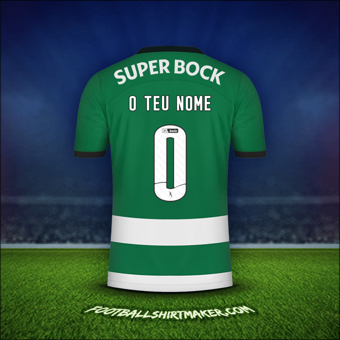 Camisola Sporting Clube 2023/2024 -  o teu nome - 0