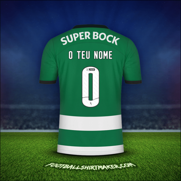 Camisola Sporting Clube 2023/2024 -  o teu nome - 0