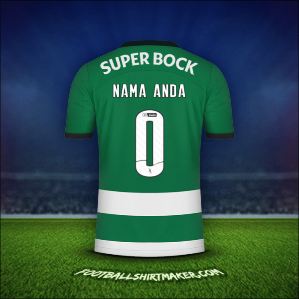 Jersey Sporting Clube 2023/2024 -  nama anda - 0