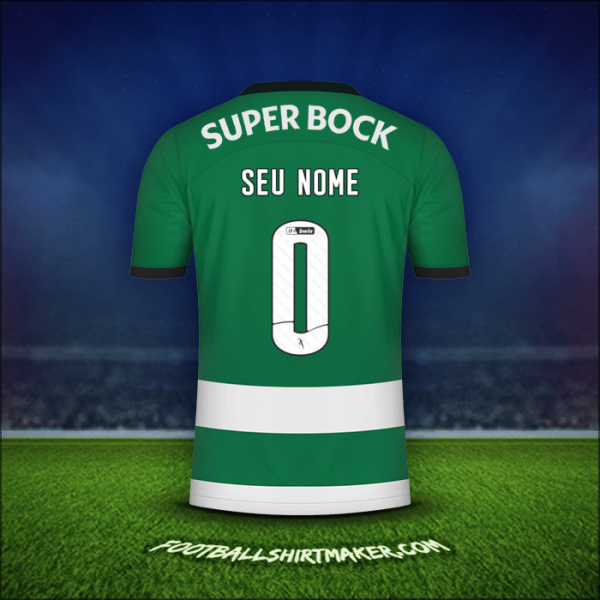 Camisa Sporting Clube 2023/2024 -  seu nome - 0