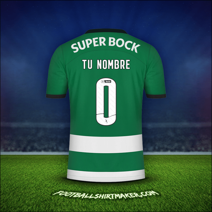 Camiseta Sporting Clube 2023/2024 -  tu nombre - 0