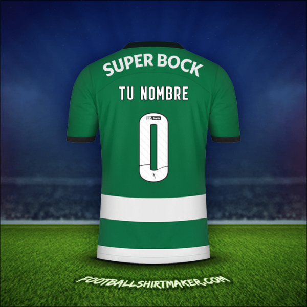 Camiseta Sporting Clube 2023/2024 -  tu nombre - 0