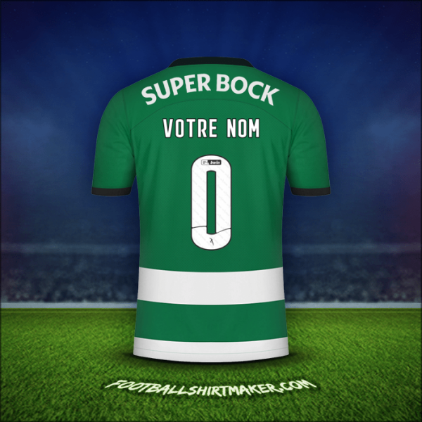 Maillot Sporting Clube 2023/2024 -  votre nom - 0