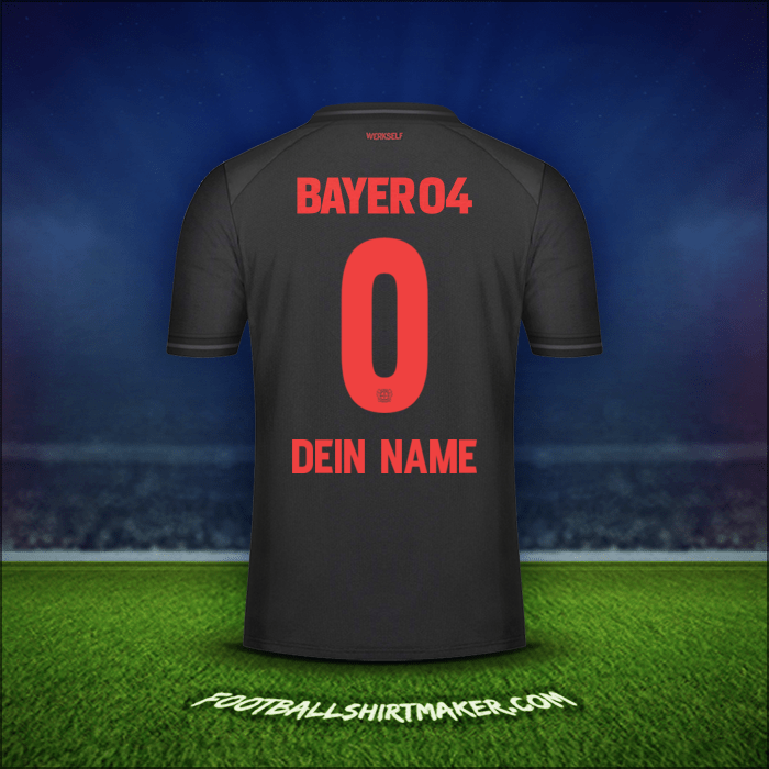 Trikot Bayer 04 Leverkusen 2023/2024 -  dein name - 0