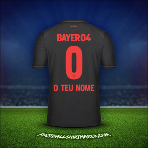 Camisola Bayer 04 Leverkusen 2023/2024 -  o teu nome - 0