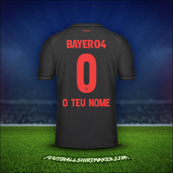 Camisola Bayer 04 Leverkusen 2023/2024 -  o teu nome - 0