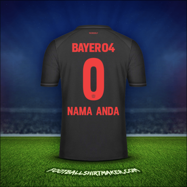 Jersey Bayer 04 Leverkusen 2023/2024 -  nama anda - 0