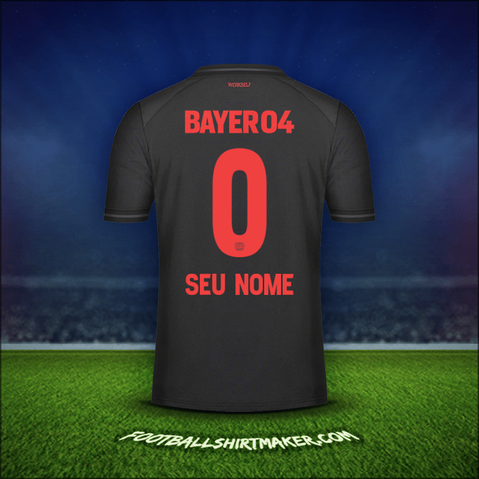 Camisa Bayer 04 Leverkusen 2023/2024 -  seu nome - 0