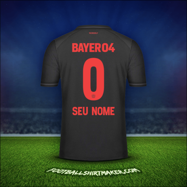 Camisa Bayer 04 Leverkusen 2023/2024 -  seu nome - 0