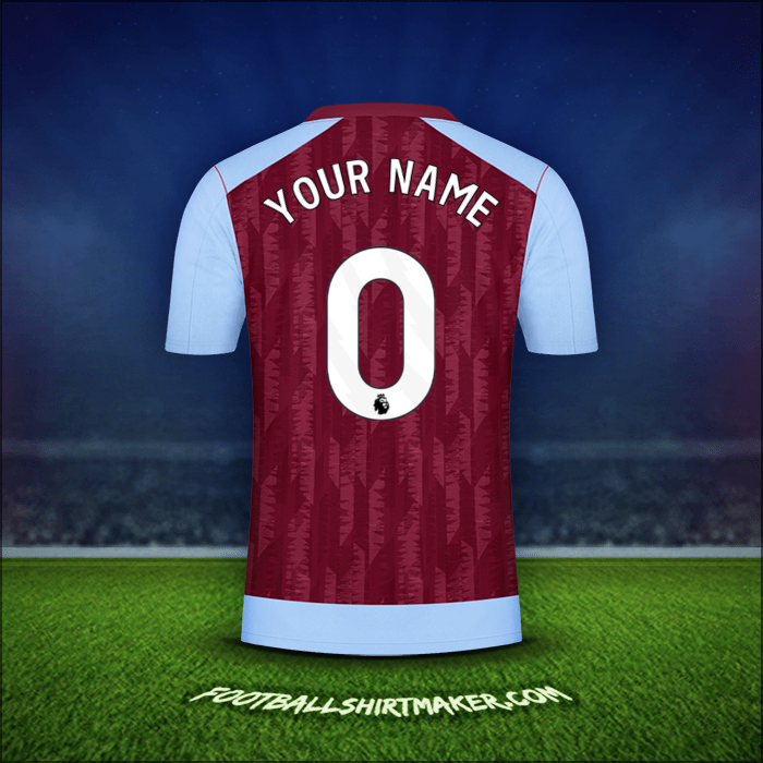 Jersey Aston Villa FC 2023/2024 -  your name - 0