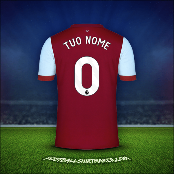 Maglia West Ham United FC 2023/2024 -  tuo nome - 0