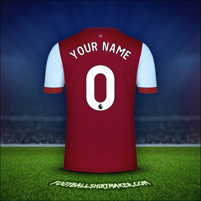 Jersey West Ham United FC 2023/2024 -  your name - 0