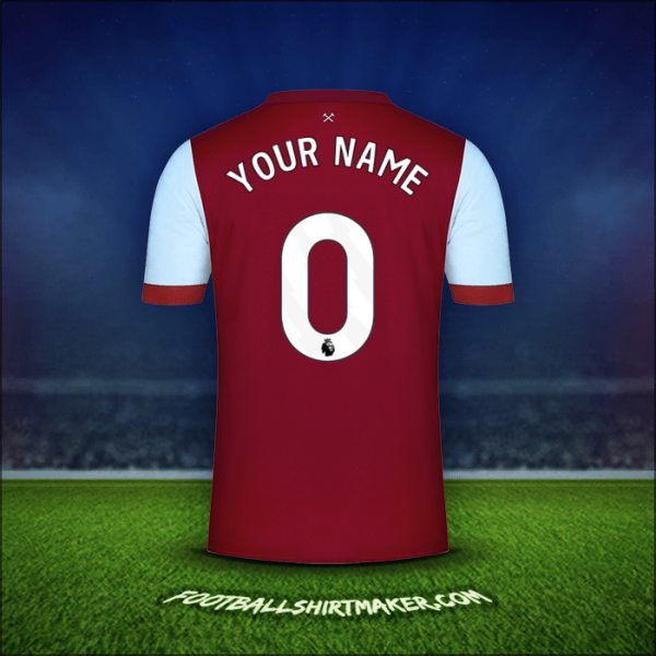 Shirt West Ham United FC 2023/2024 -  your name - 0