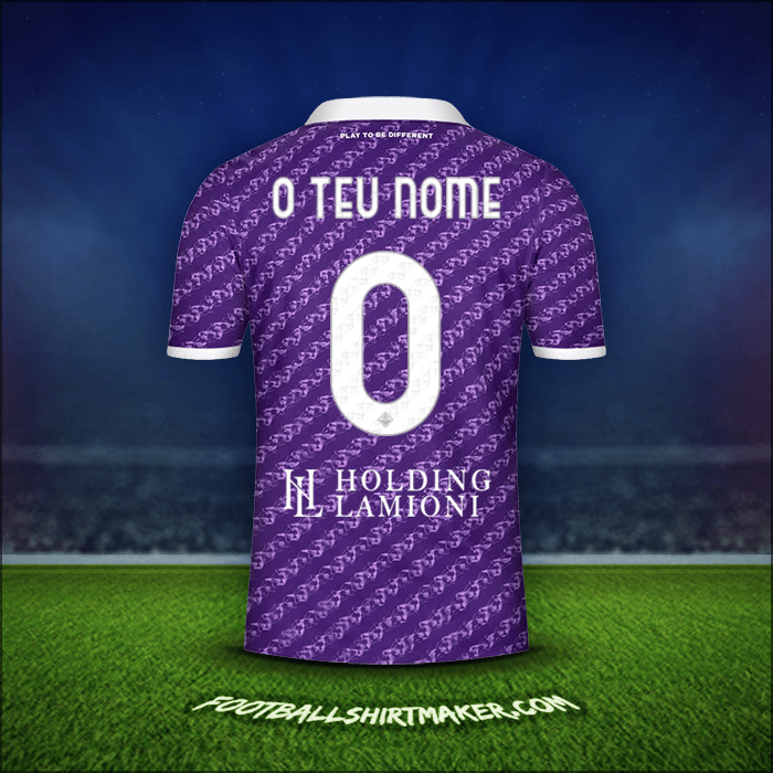 Camisola Fiorentina 2023/2024 -  o teu nome - 0