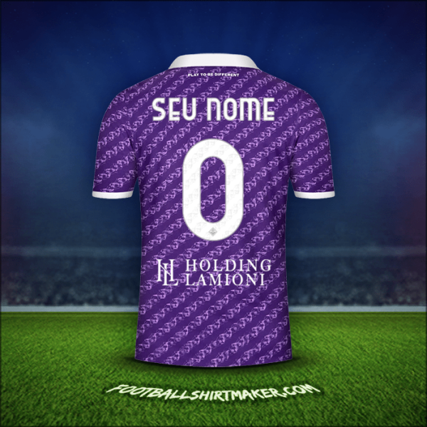 Camisa Fiorentina 2023/2024 -  seu nome - 0