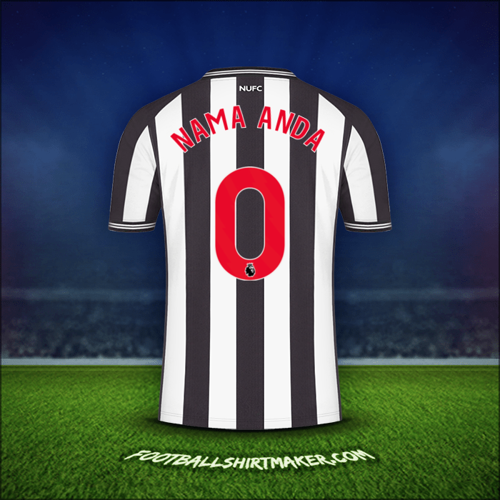 Jersey Newcastle United FC 2023/2024 -  nama anda - 0