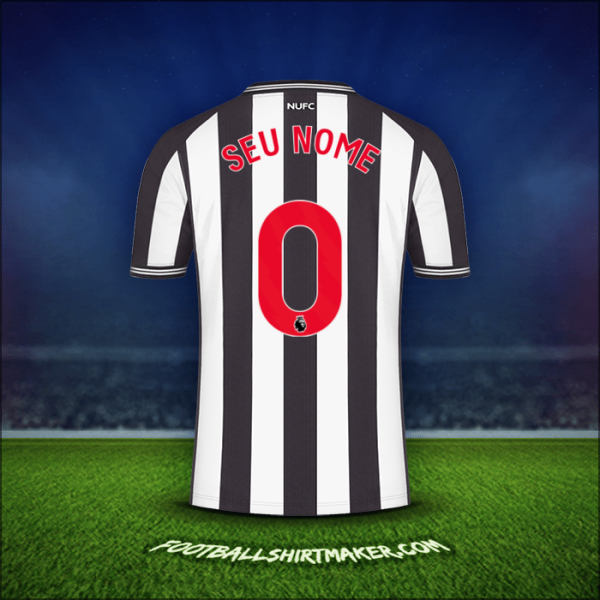 Camisa Newcastle United FC 2023/2024 -  seu nome - 0