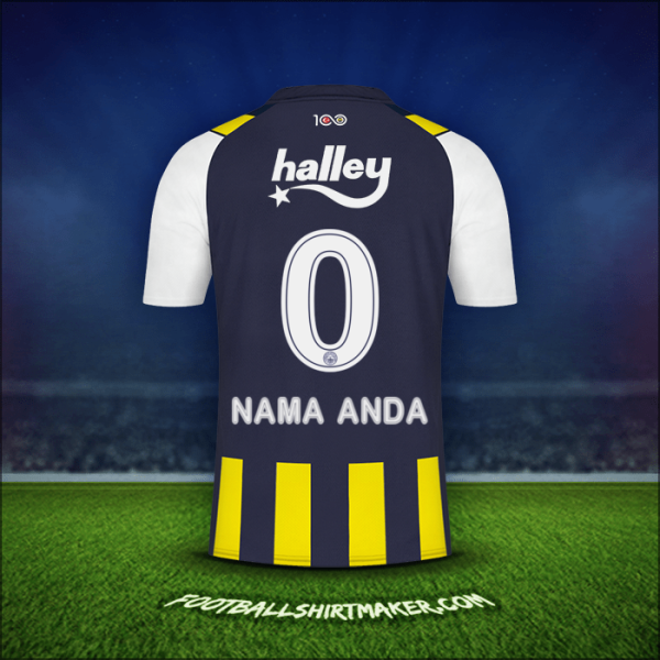 Jersey Fenerbahce SK 2023/2024 -  nama anda - 0