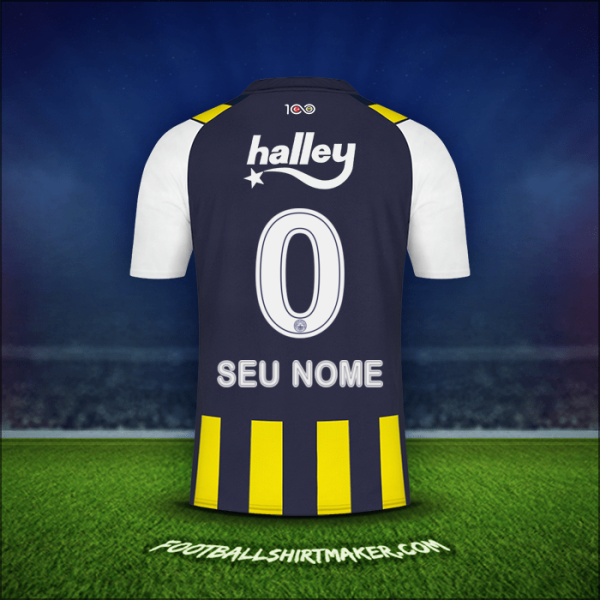 Camisa Fenerbahce SK 2023/2024 -  seu nome - 0