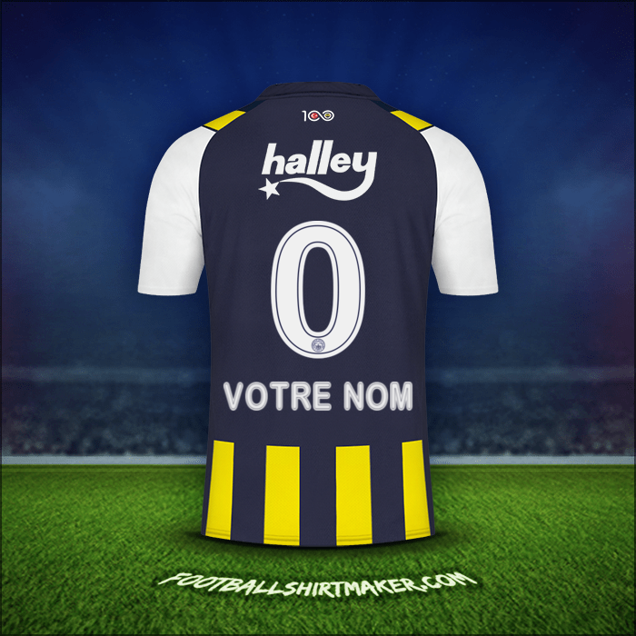 Maillot Fenerbahce SK 2023/2024 -  votre nom - 0