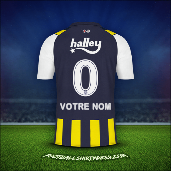 Maillot Fenerbahce SK 2023/2024 -  votre nom - 0
