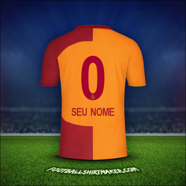 Camisa Galatasaray SK 2023/2024 -  seu nome - 0