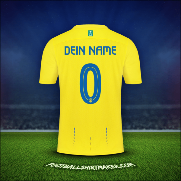 Trikot Al Nassr 2023/2024 -  dein name - 0