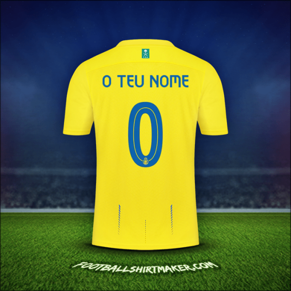 Camisola Al Nassr 2023/2024 -  o teu nome - 0