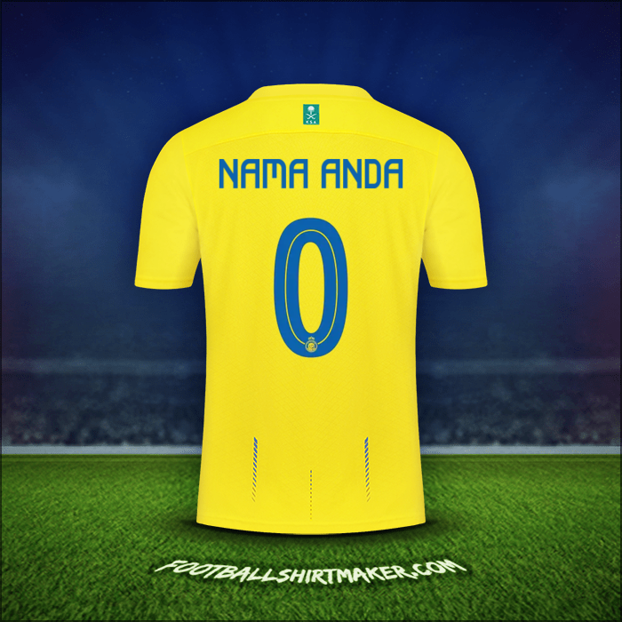 Jersey Al Nassr 2023/2024 -  nama anda - 0