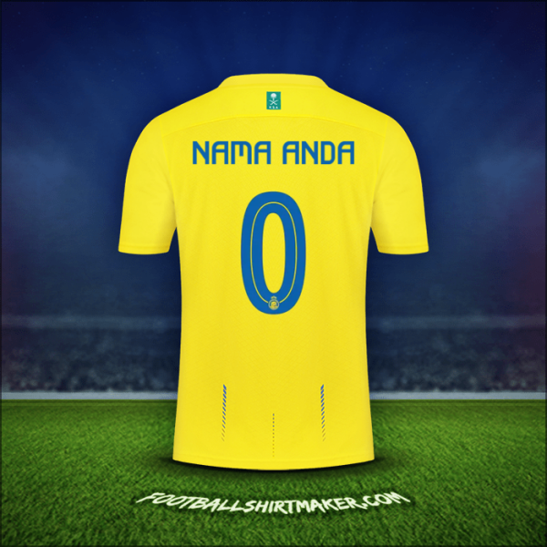 Jersey Al Nassr 2023/2024 -  nama anda - 0