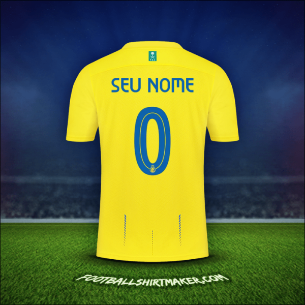 Camisa Al Nassr 2023/2024 -  seu nome - 0