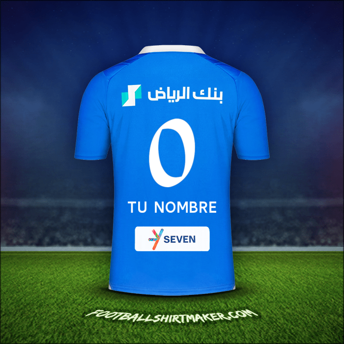 Jersey Al Hilal 2023/2024 -  tu nombre - 0