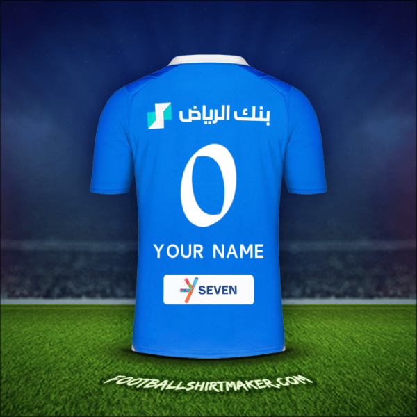 Jersey Al Hilal 2023/2024 -  your name - 0