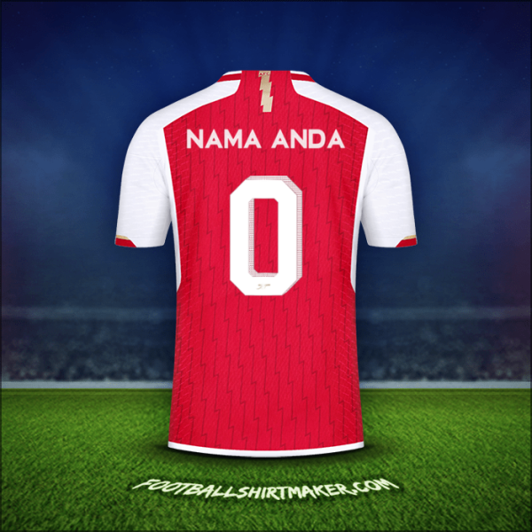 Jersey Arsenal Cup 2023/2024 -  nama anda - 0
