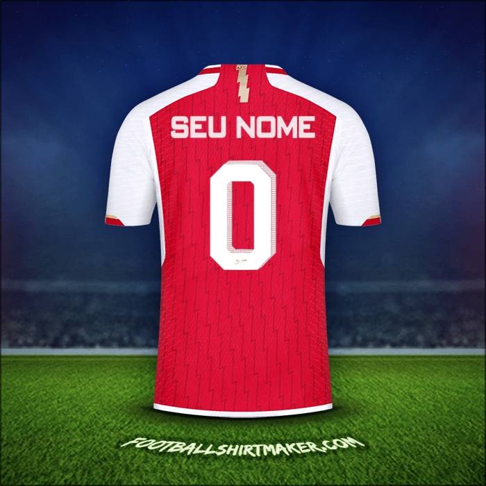Camisa Arsenal Cup 2023/2024 -  seu nome - 0