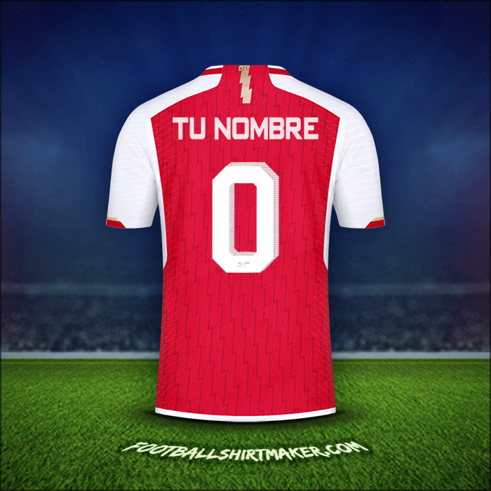 Jersey Arsenal Cup 2023/2024 -  tu nombre - 0
