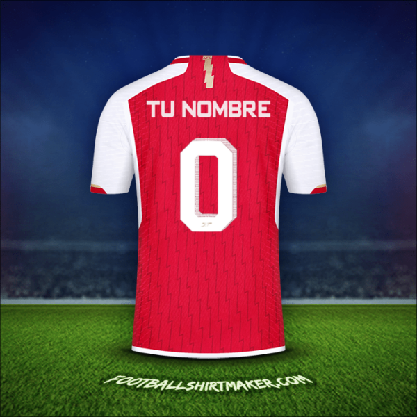 Jersey Arsenal Cup 2023/2024 -  tu nombre - 0