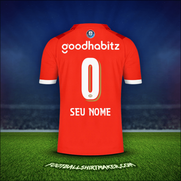 Camisa PSV 2023/2024 -  seu nome - 0