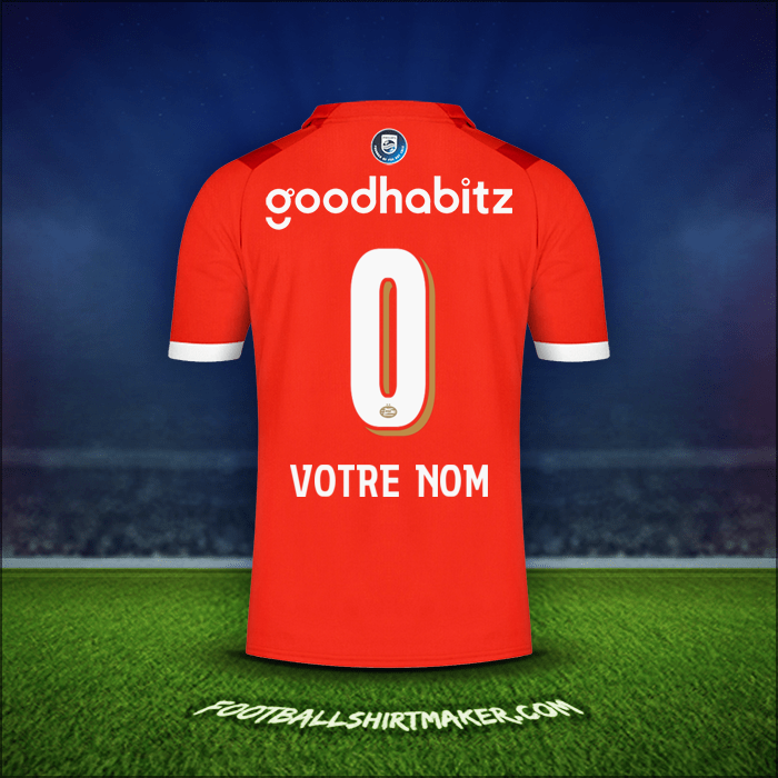 Maillot PSV 2023/2024 -  votre nom - 0