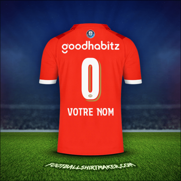 Maillot PSV 2023/2024 -  votre nom - 0