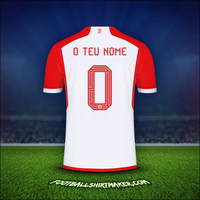 Camisola FC Bayern Munchen Cup 2023/2024 -  o teu nome - 0