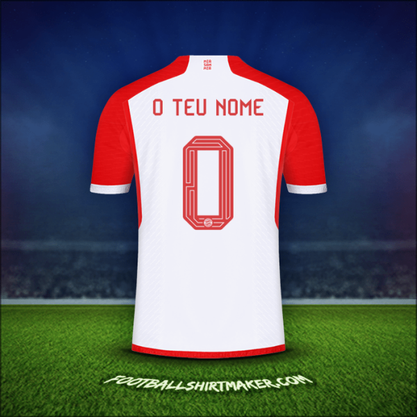 Camisola FC Bayern Munchen Cup 2023/2024 -  o teu nome - 0