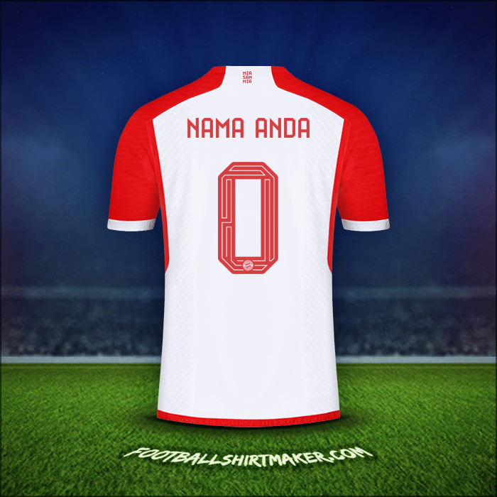 Jersey FC Bayern Munchen Cup 2023/2024 -  nama anda - 0