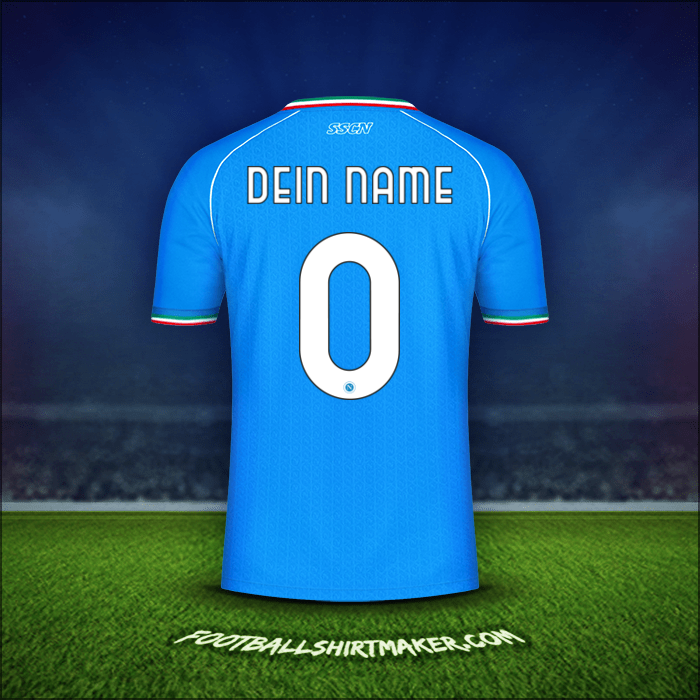Trikot SSC Napoli Cup 2023/2024 -  dein name - 0