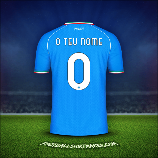 Camisola SSC Napoli Cup 2023/2024 -  o teu nome - 0