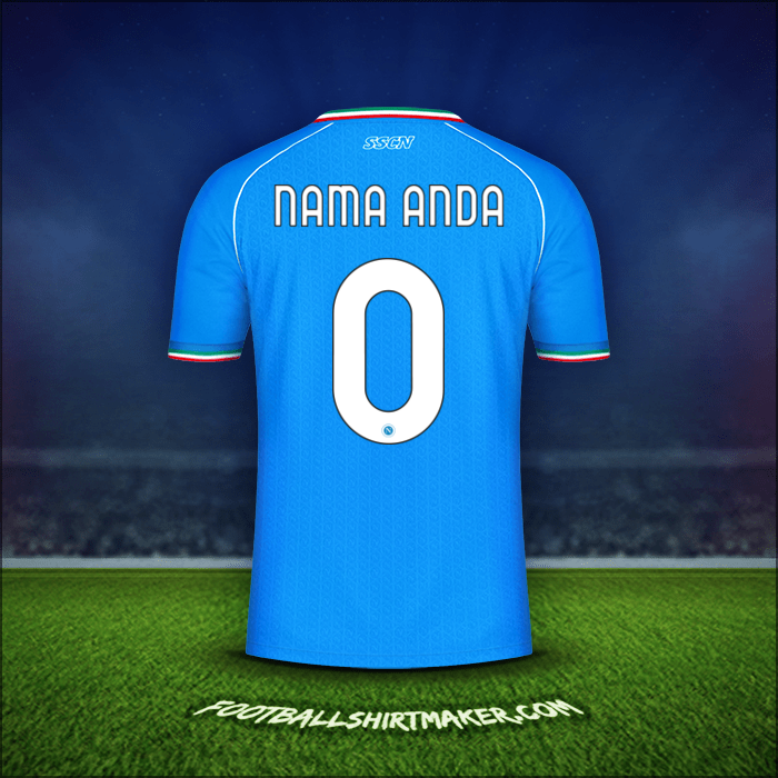 Jersey SSC Napoli Cup 2023/2024 -  nama anda - 0