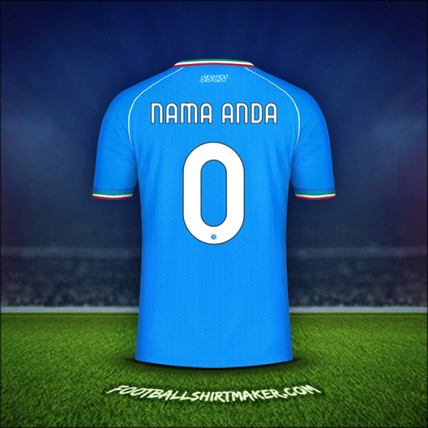 Jersey SSC Napoli Cup 2023/2024 -  nama anda - 0