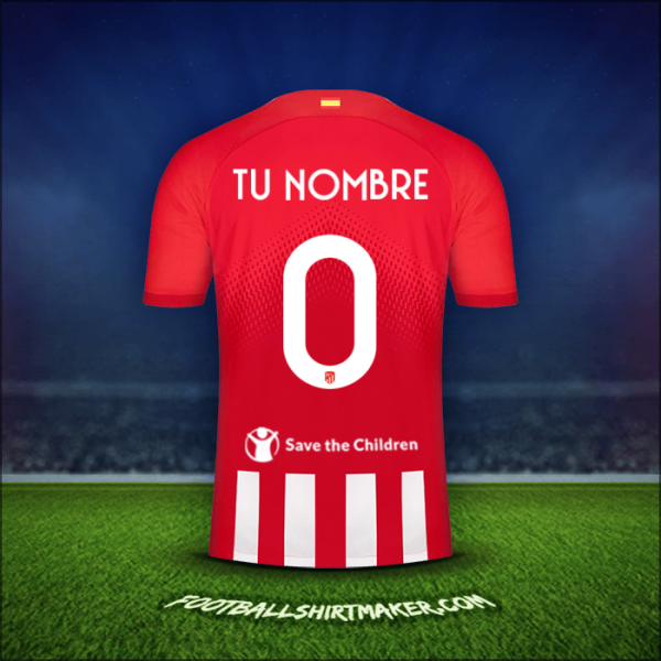 Camiseta Atletico Madrid Cup 2023/2024 -  tu nombre - 0